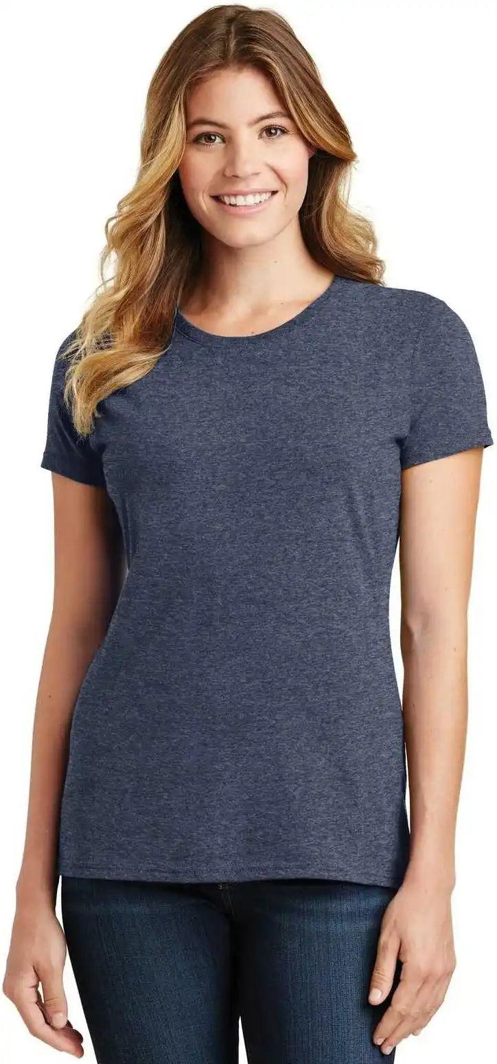 Port & Company Lpc450 Ladies Fan Favorite Tee Heather Navy