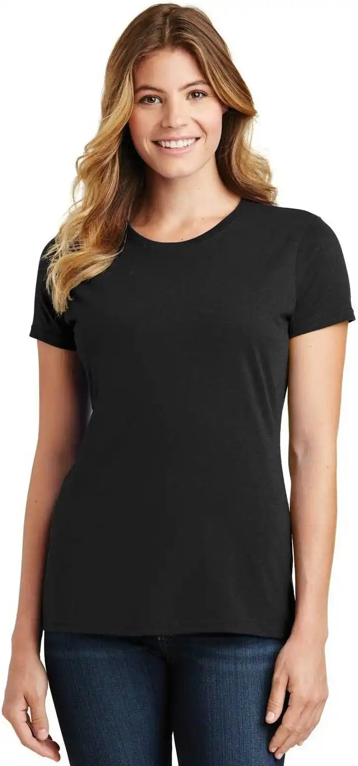 Port &amp; Company Lpc450 Ladies Fan Favorite Tee Jet Black