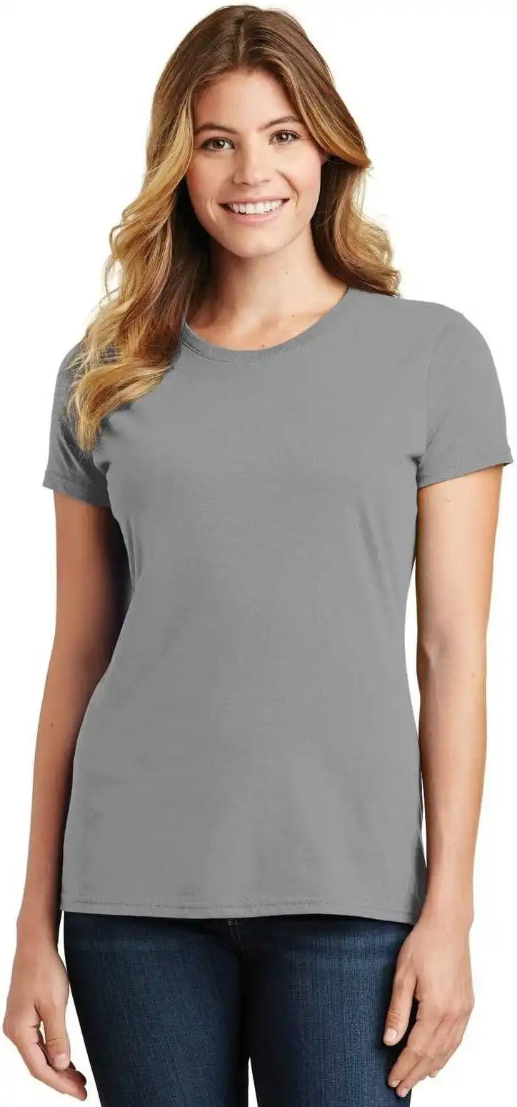 Port & Company Lpc450 Ladies Fan Favorite Tee Medium Gray