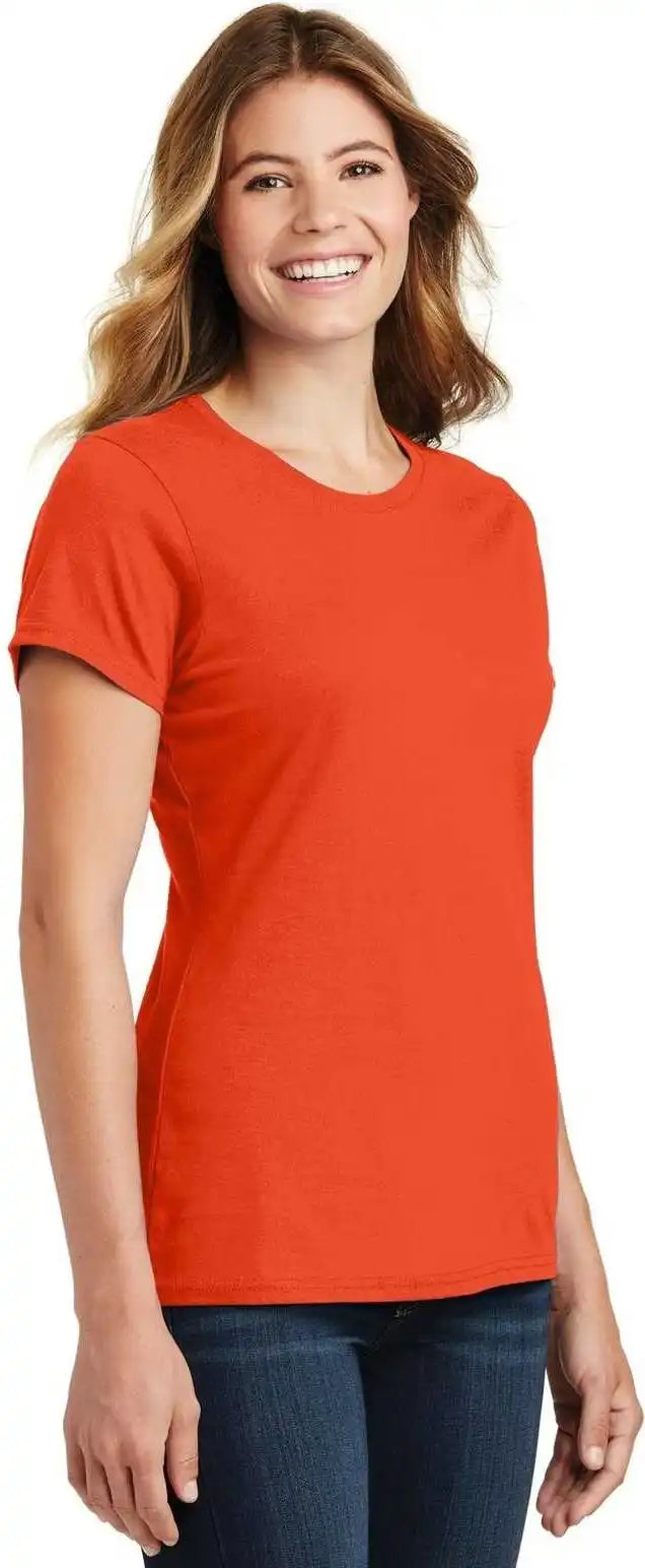 Port &amp; Company Lpc450 Ladies Fan Favorite Tee Orange