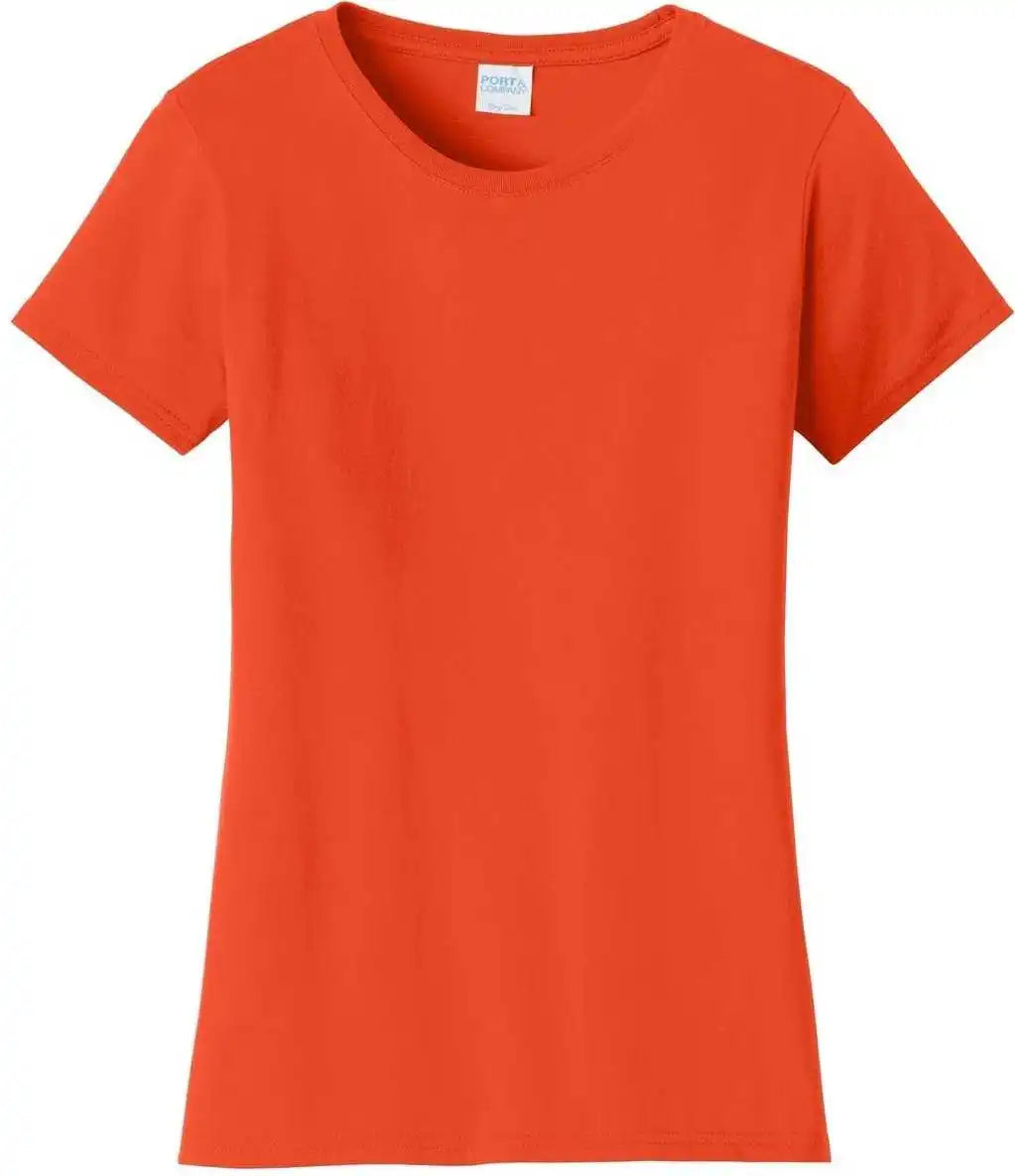 Port &amp; Company Lpc450 Ladies Fan Favorite Tee Orange
