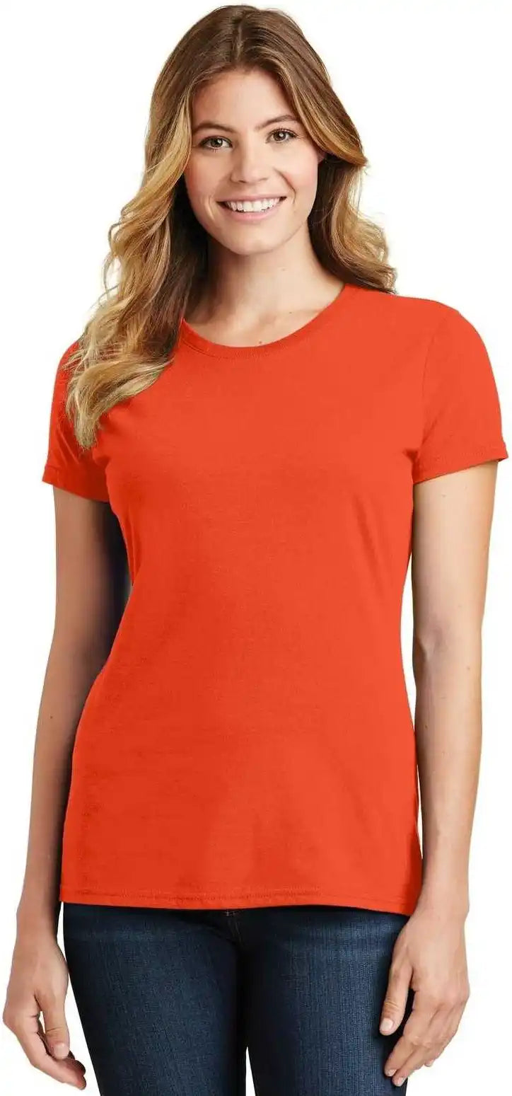 Port &amp; Company Lpc450 Ladies Fan Favorite Tee Orange