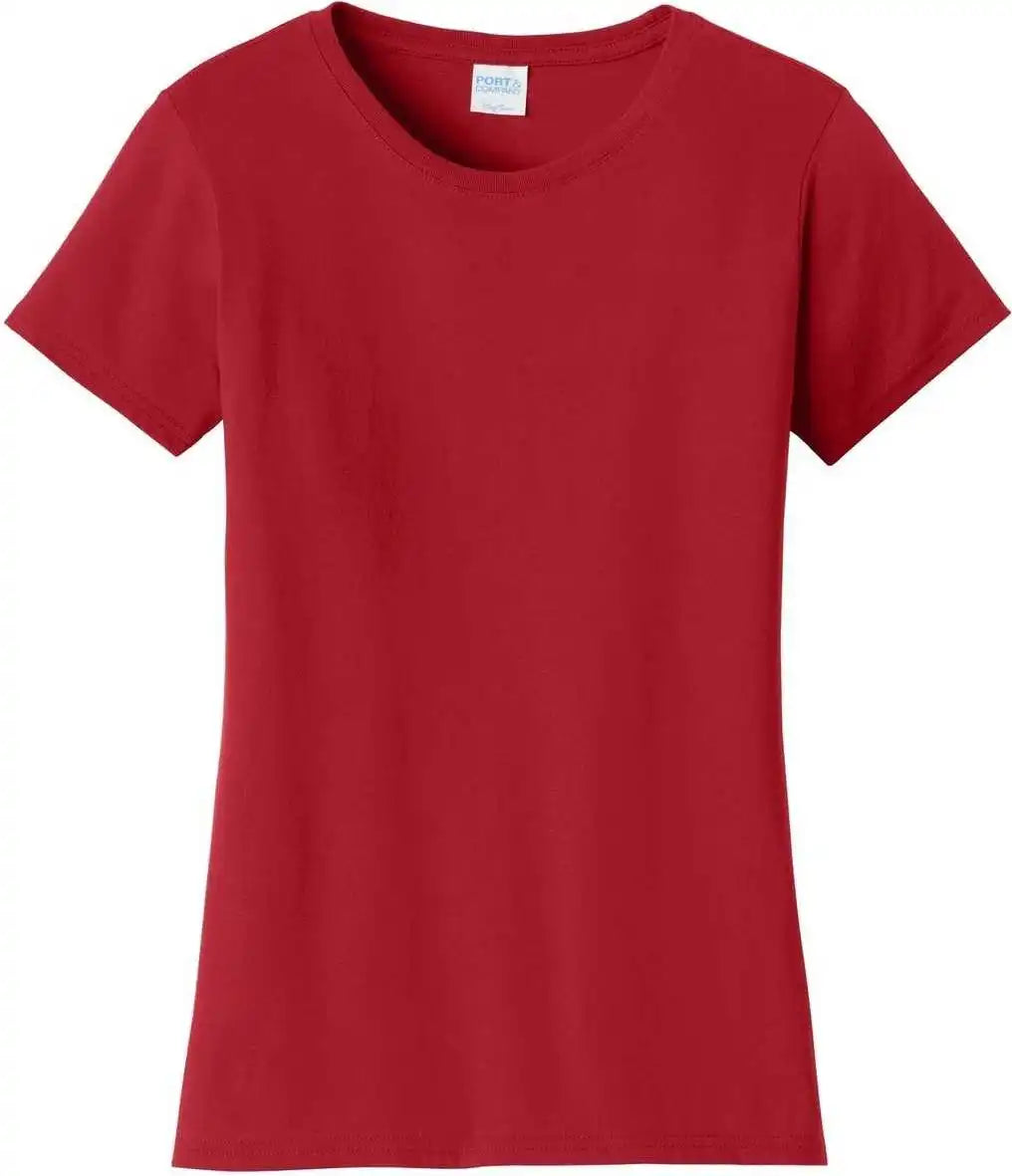 Port &amp; Company Lpc450 Ladies Fan Favorite Tee - Team Cardinal