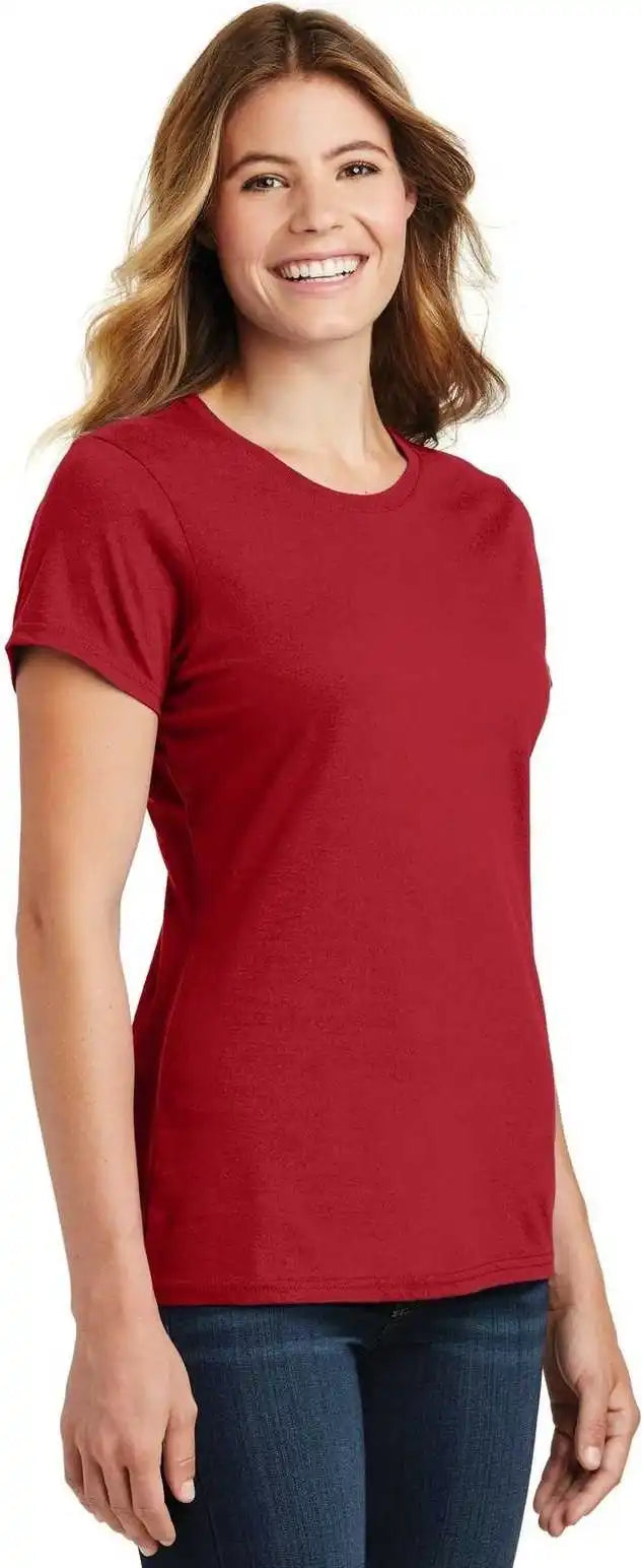 Port &amp; Company Lpc450 Ladies Fan Favorite Tee - Team Cardinal