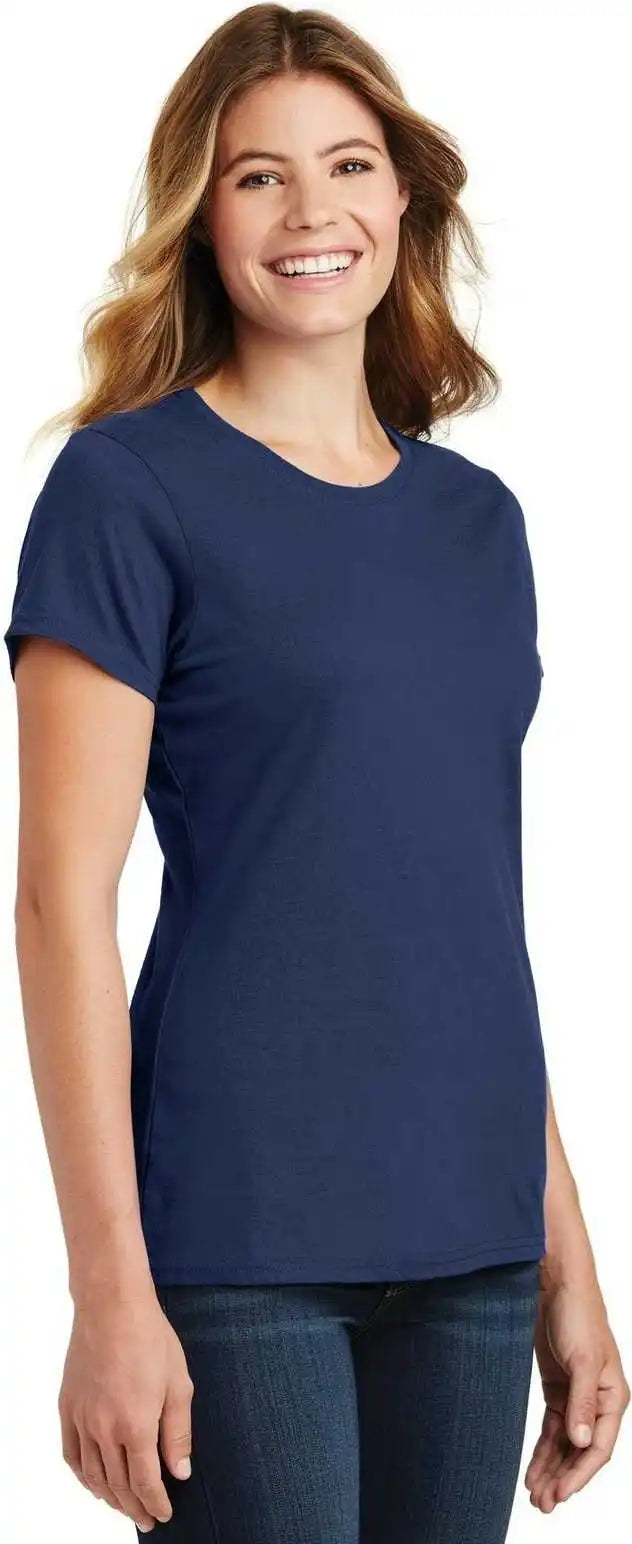 Port &amp; Company Lpc450 Ladies Fan Favorite Tee Team Navy