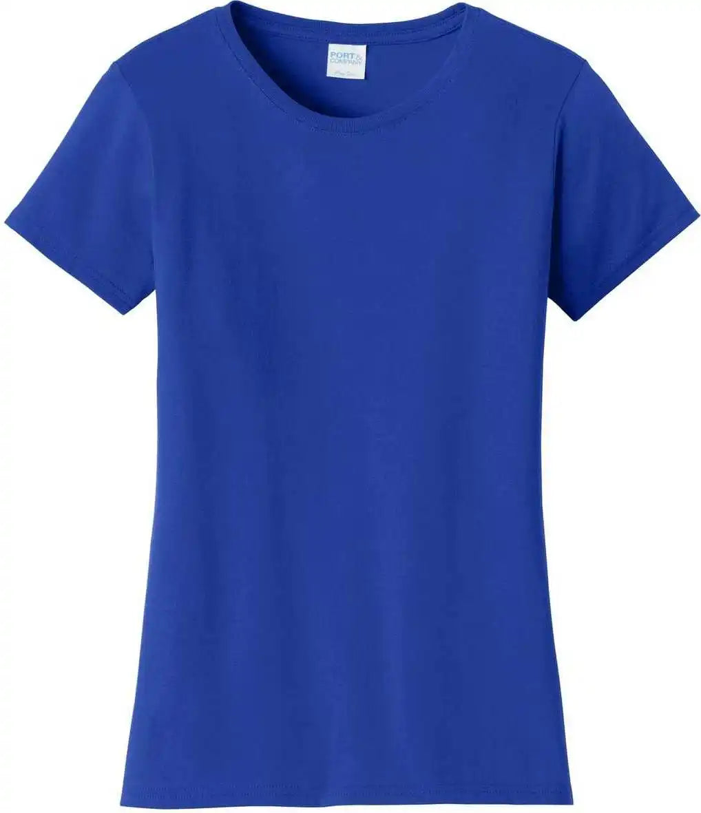 Port &amp; Company Lpc450 Ladies Fan Favorite Tee True Royal