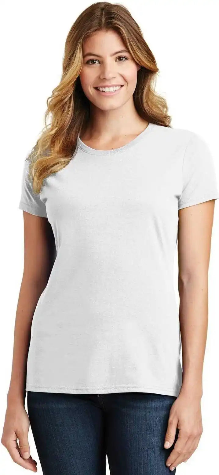 Port & Company Lpc450 Ladies Fan Favorite Tee White