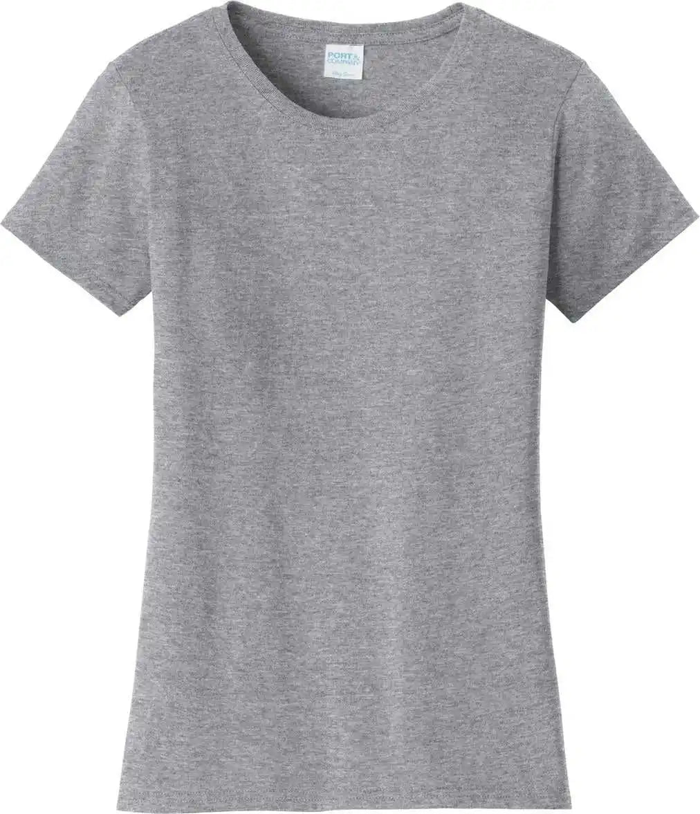 Port &amp; Company Lpc450 Women’s Fan Favorite Tee - Athletic Heather