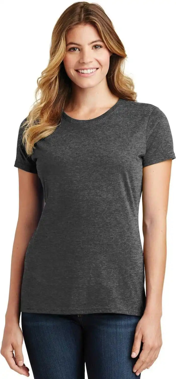 Port &amp; Company Lpc450 Women’s Fan Favorite Tee - Dark Heather Grey