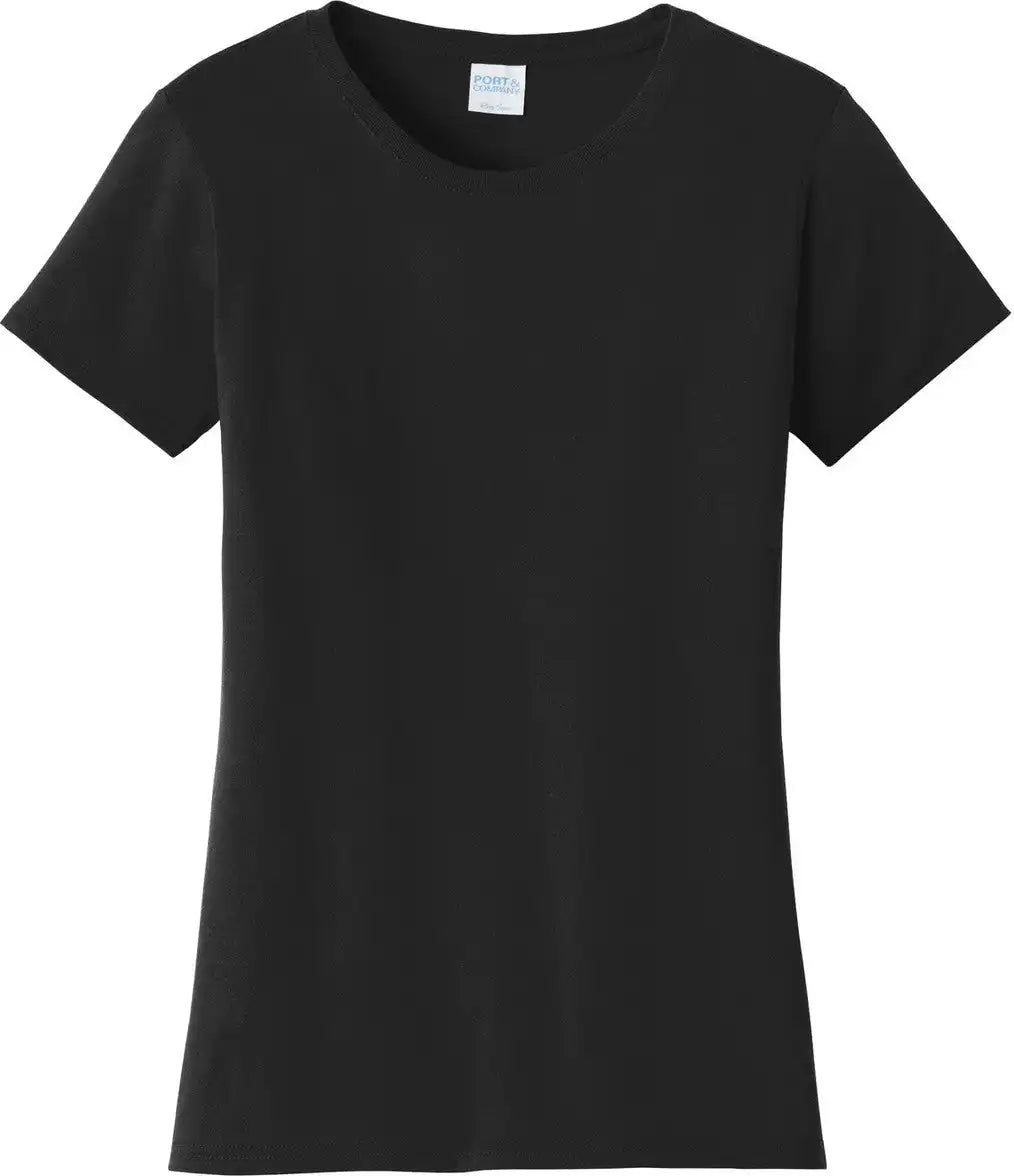Port &amp; Company Lpc450 Women’s Fan Favorite Tee - Jet Black