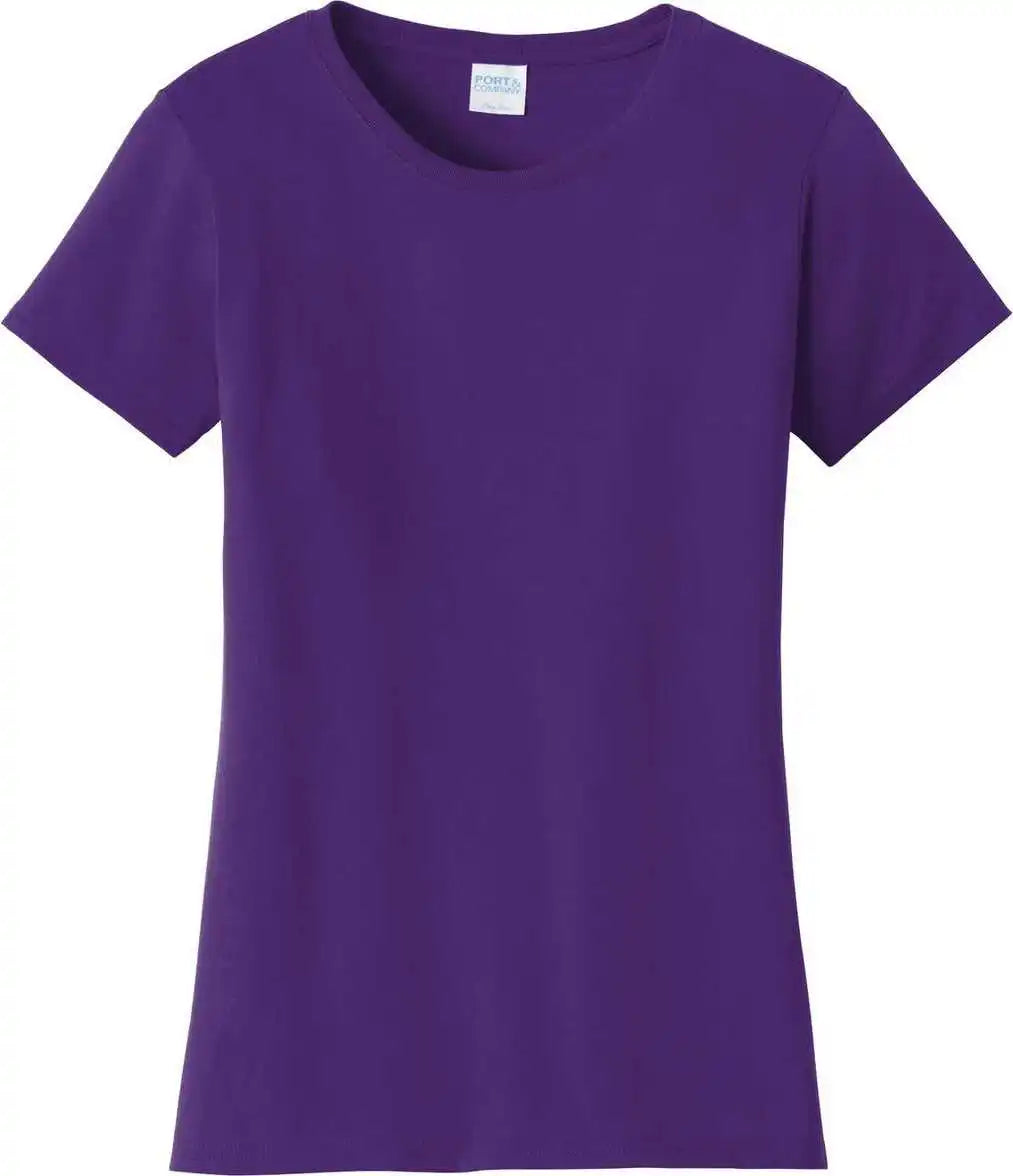 Port & Company Lpc450 Women’s Fan Favorite Tee - Team Purple