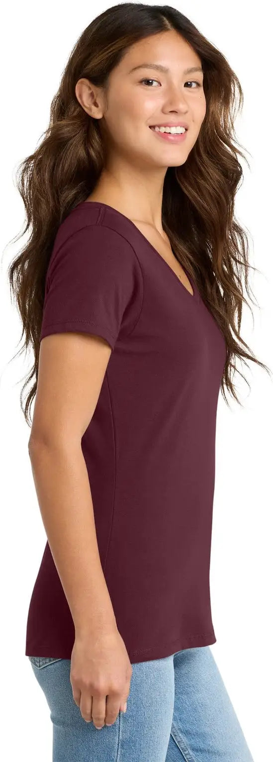 Port & Company Lpc450v co Women’s Fan Favorite V-neck Tee - Athletic Maroon