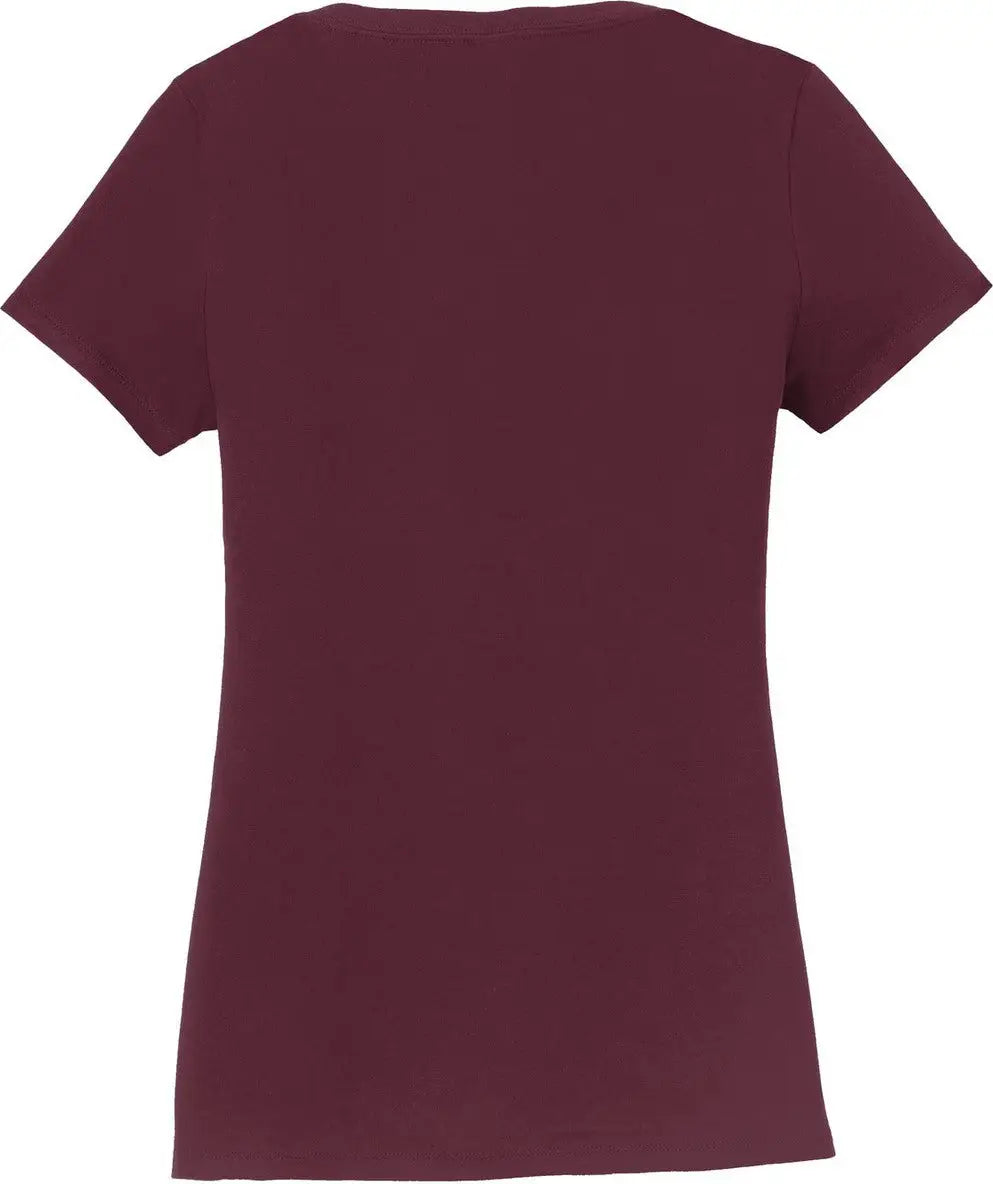 Port & Company Lpc450v co Women’s Fan Favorite V-neck Tee - Athletic Maroon
