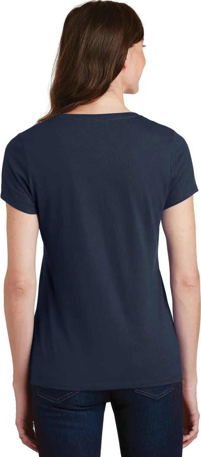 Port & Company Lpc450v co Women’s Fan Favorite V-neck Tee - Deep Navy