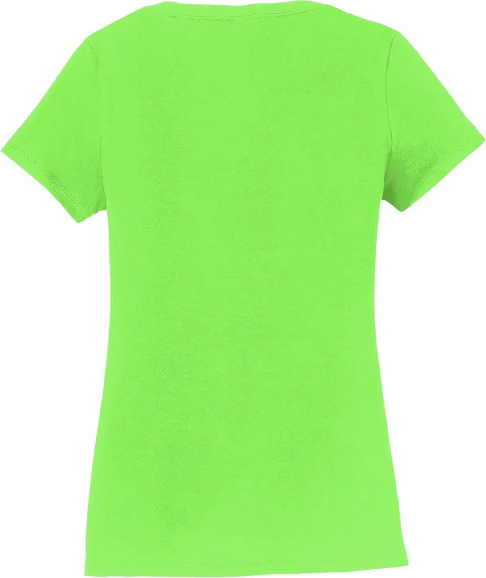 Port & Company Lpc450v co Women’s Fan Favorite V-neck Tee - Flash Green