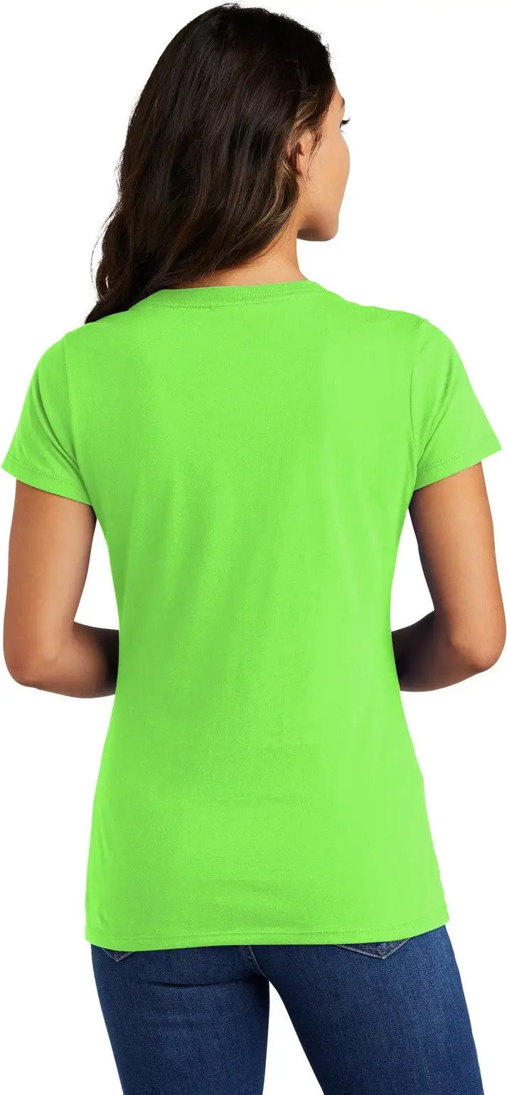 Port & Company Lpc450v co Women’s Fan Favorite V-neck Tee - Flash Green