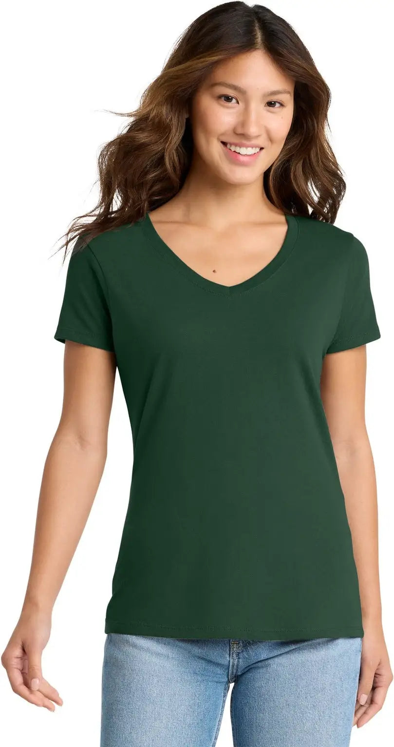 Port & Company Lpc450v co Women’s Fan Favorite V-neck Tee - Forest Green