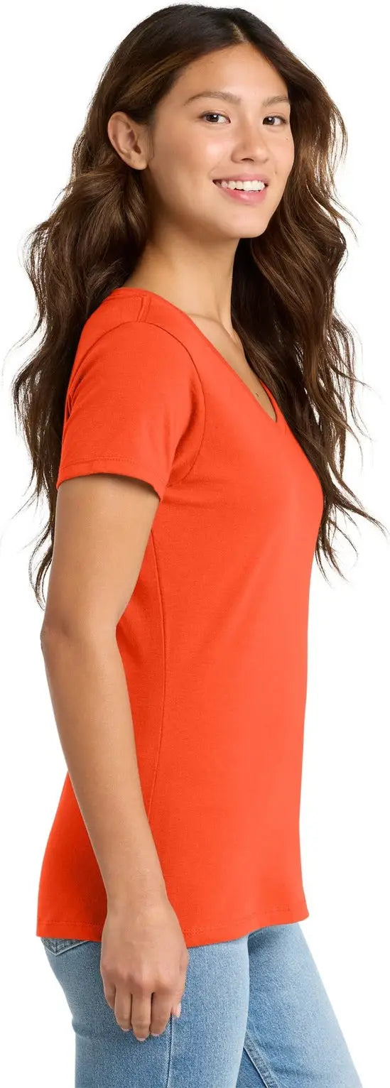 Port & Company Lpc450v co Women’s Fan Favorite V-neck Tee - Orange