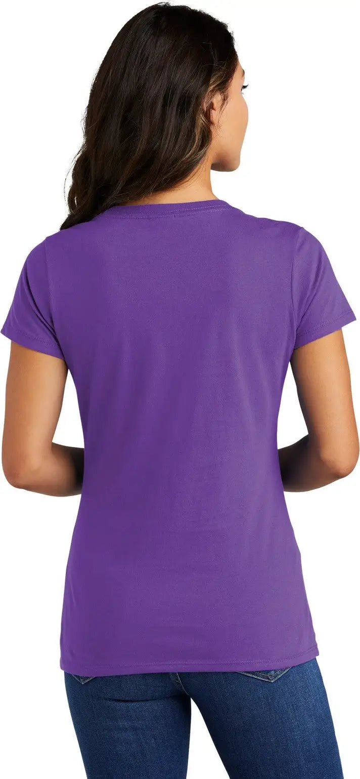 Port & Company Lpc450v co Women’s Fan Favorite V-neck Tee - True Purple