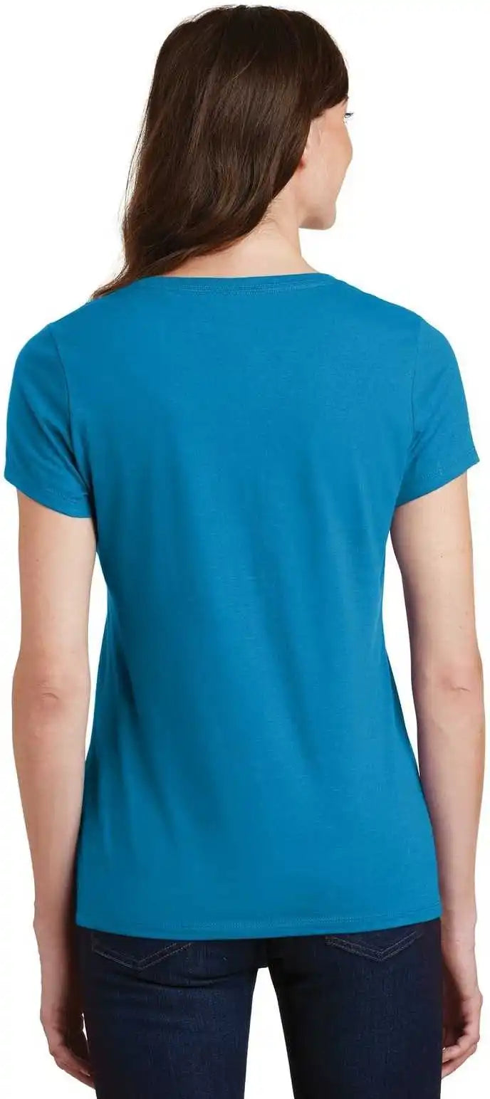 Port & Company Lpc450v Ladies Fan Favorite V-neck Tee - Sapphire