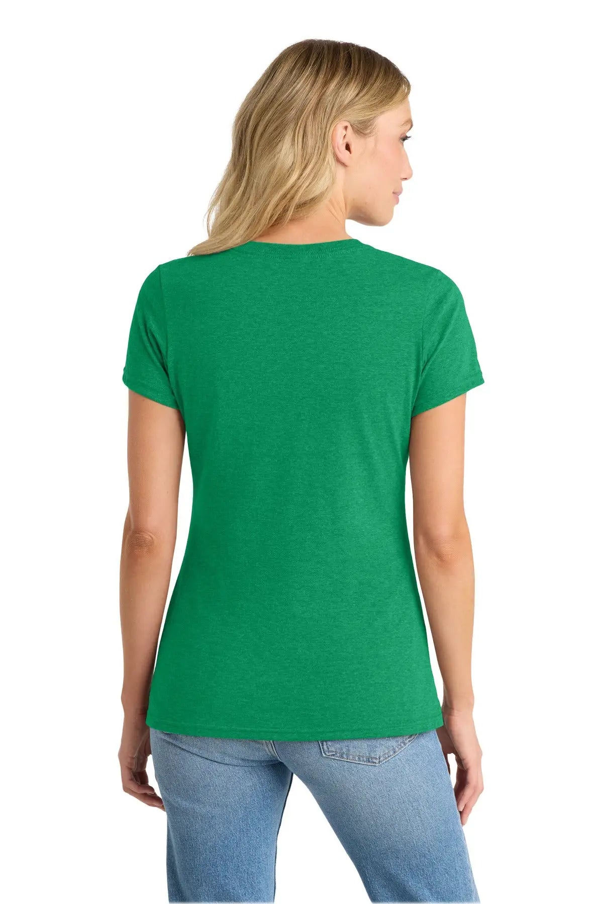 Port & Company Lpc455v co Women’s Fan Favorite Blend V-neck Tee - Athletic Kelly Green Heather