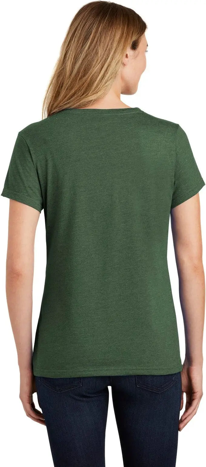 Port & Company Lpc455v co Women’s Fan Favorite Blend V-neck Tee - Forest Green Heather