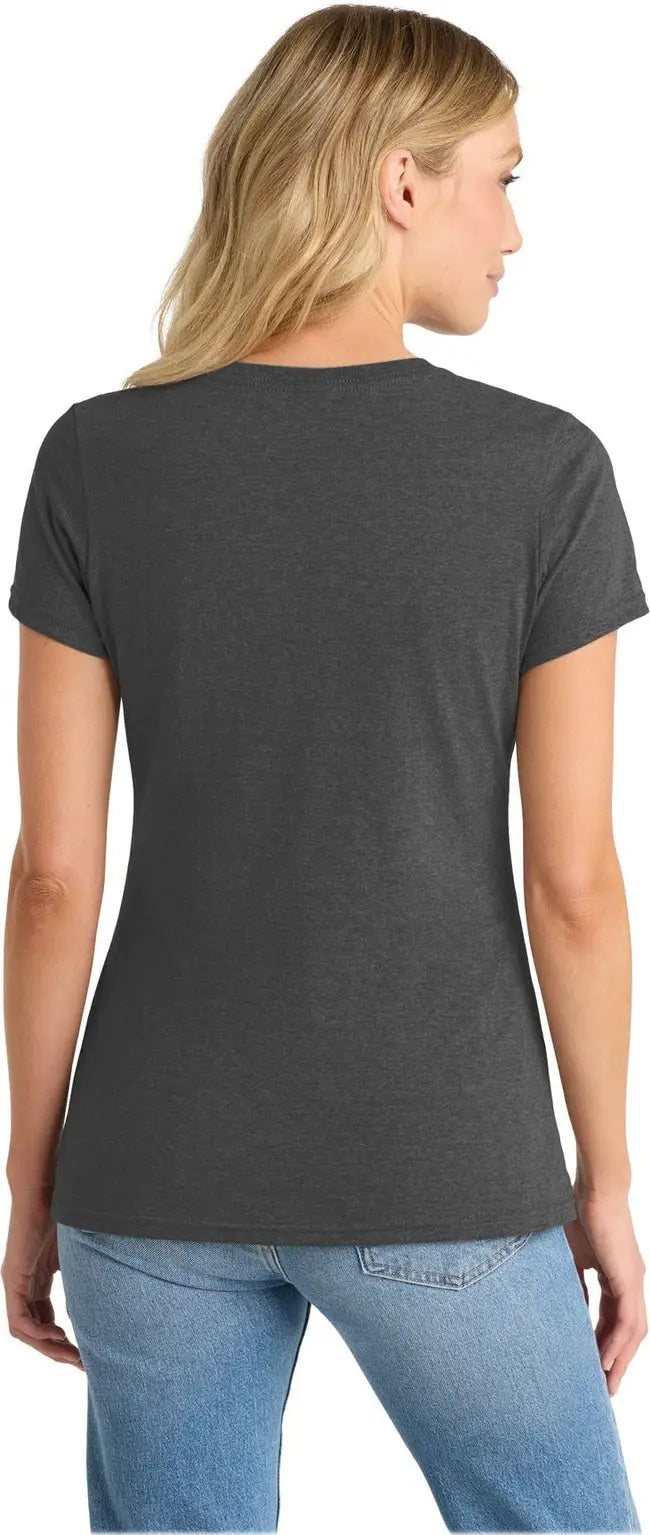 Port & Company Lpc455v co Women’s Fan Favorite Blend V-neck Tee - Black Heather