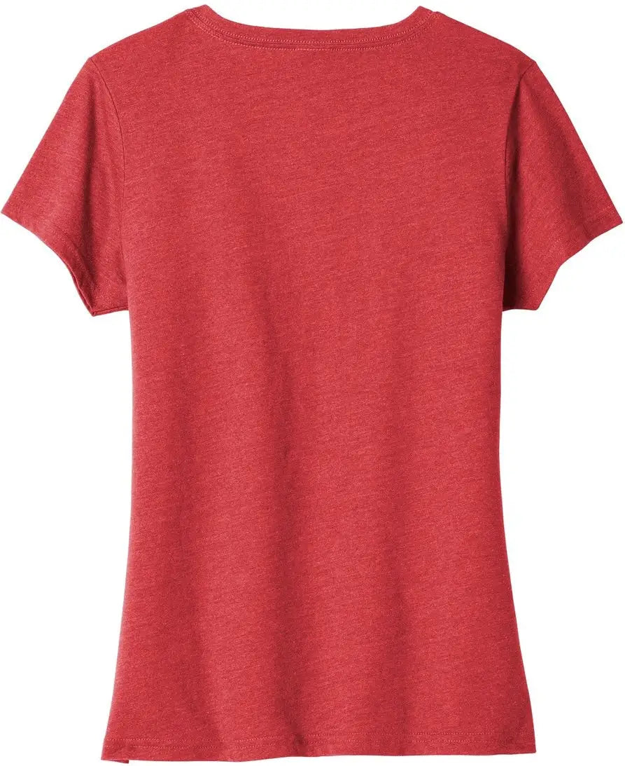 Port & Company Lpc455v co Women’s Fan Favorite Blend V-neck Tee - Team Cardinal Heather