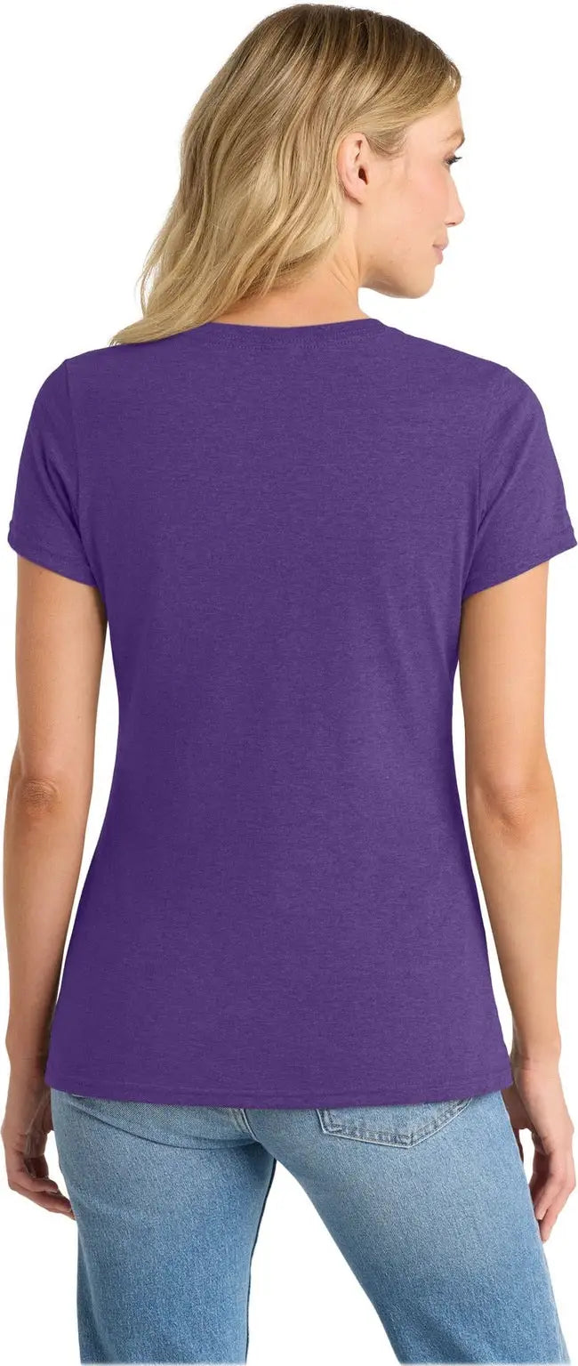 Port & Company Lpc455v co Women’s Fan Favorite Blend V-neck Tee - Team Purple Heather