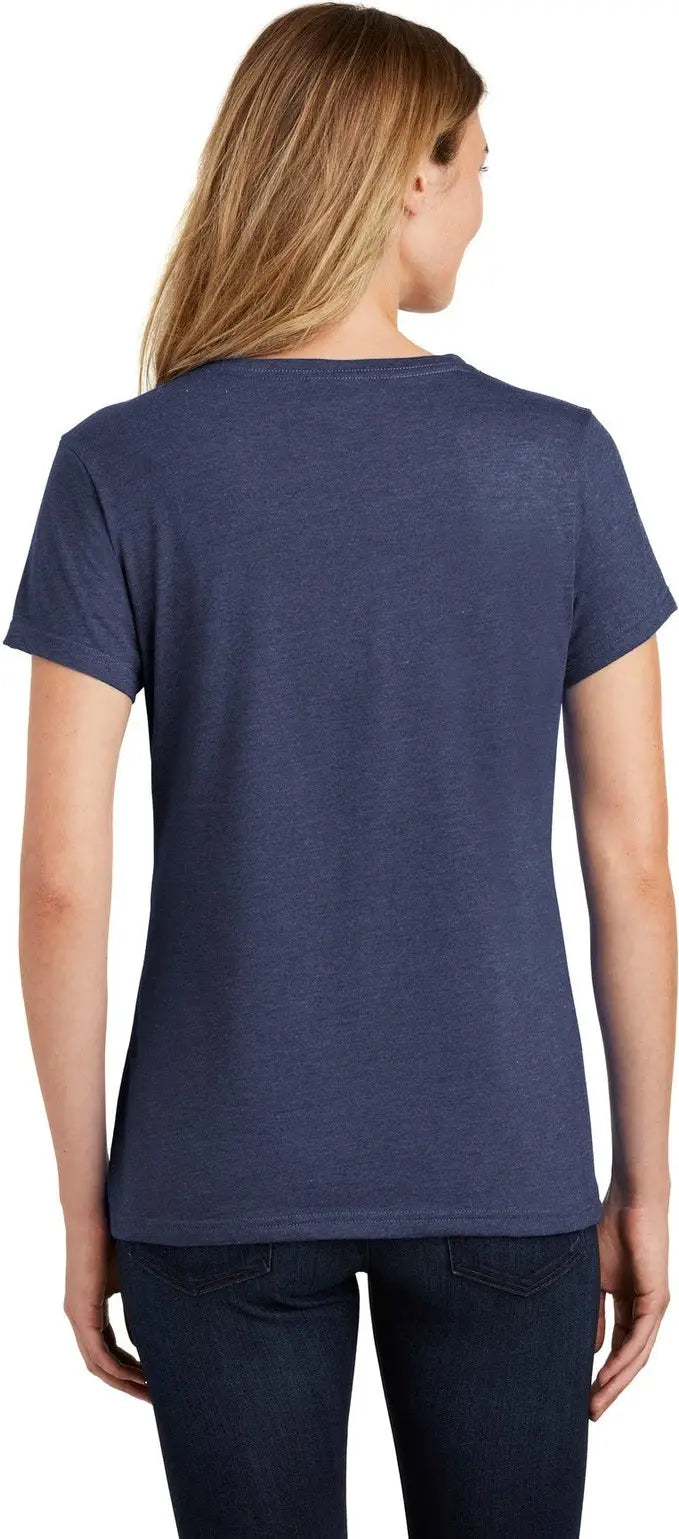 Port & Company Lpc455v co Women’s Fan Favorite Blend V-neck Tee - Team Navy Heather