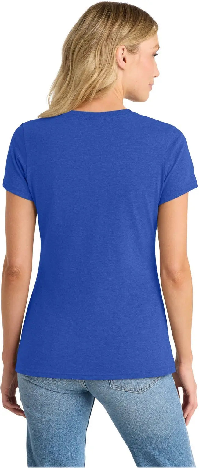 Port & Company Lpc455v co Women’s Fan Favorite Blend V-neck Tee - True Royal Heather