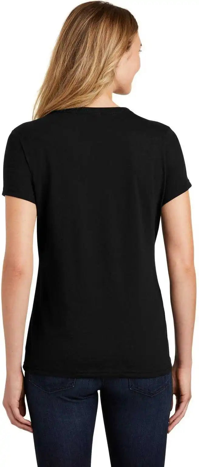 Port & Company Lpc455v Ladies Fan Favorite Blend V-neck Tee - Jet Black