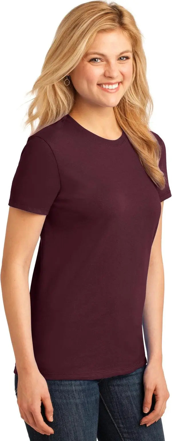 Port & Company Lpc54 co Women’s Core Cotton Tee - Athletic Maroon