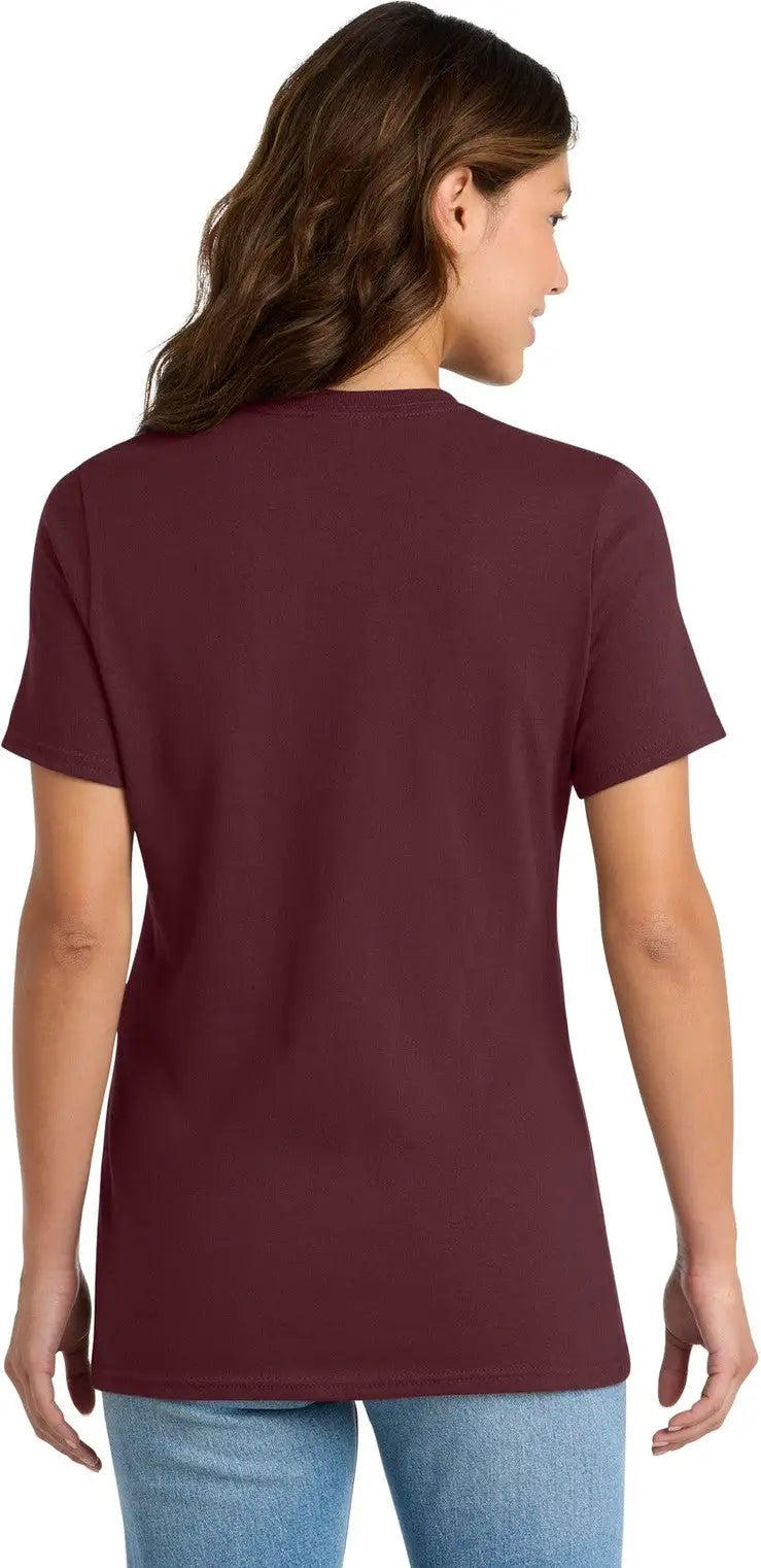 Port & Company Lpc54 co Women’s Core Cotton Tee - Athletic Maroon