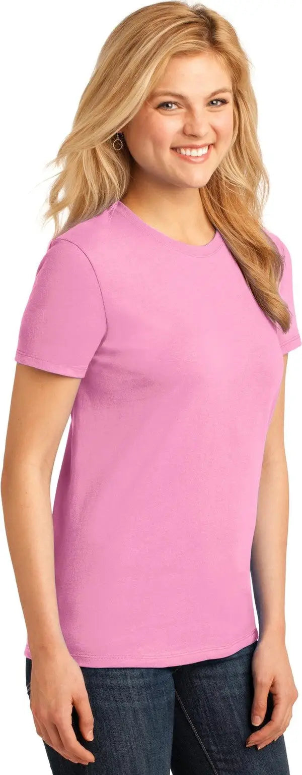 Port & Company Lpc54 co Women’s Core Cotton Tee - Candy Pink