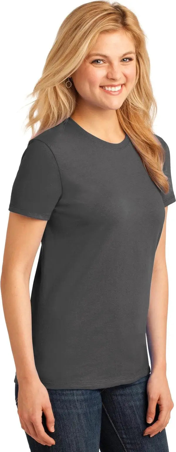 Port & Company Lpc54 co Women’s Core Cotton Tee - Charcoal