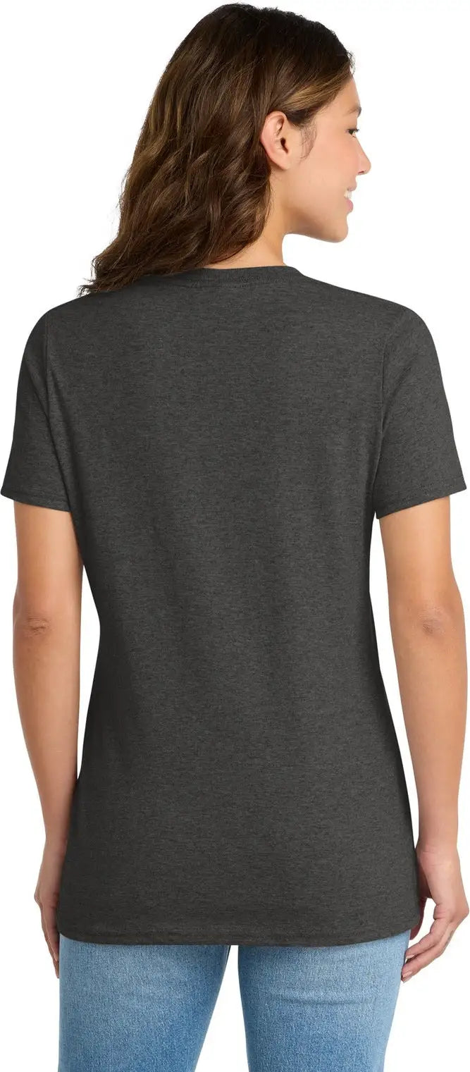 Port & Company Lpc54 co Women’s Core Cotton Tee - Dark Heather Gray