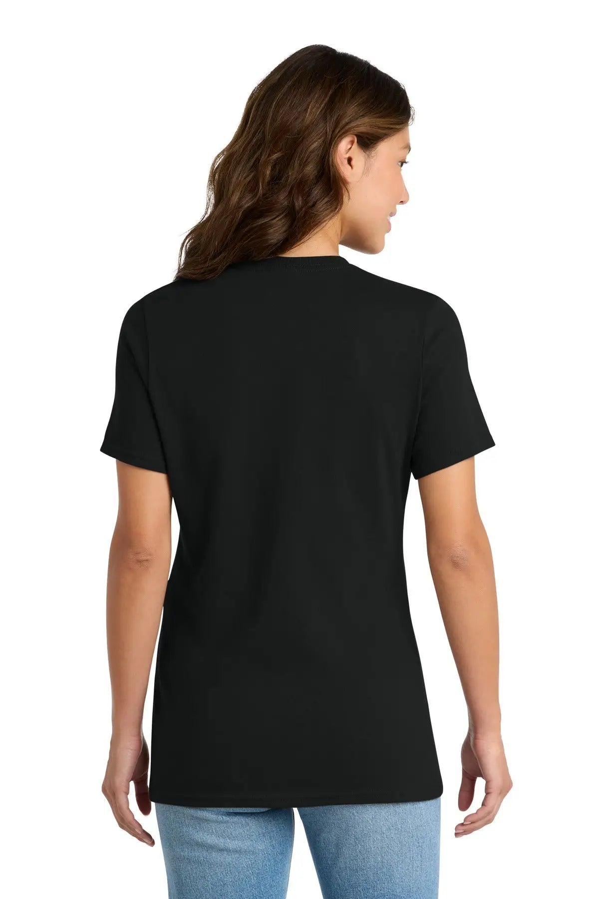 Port & Company Lpc54 co Women’s Core Cotton Tee - Jet Black