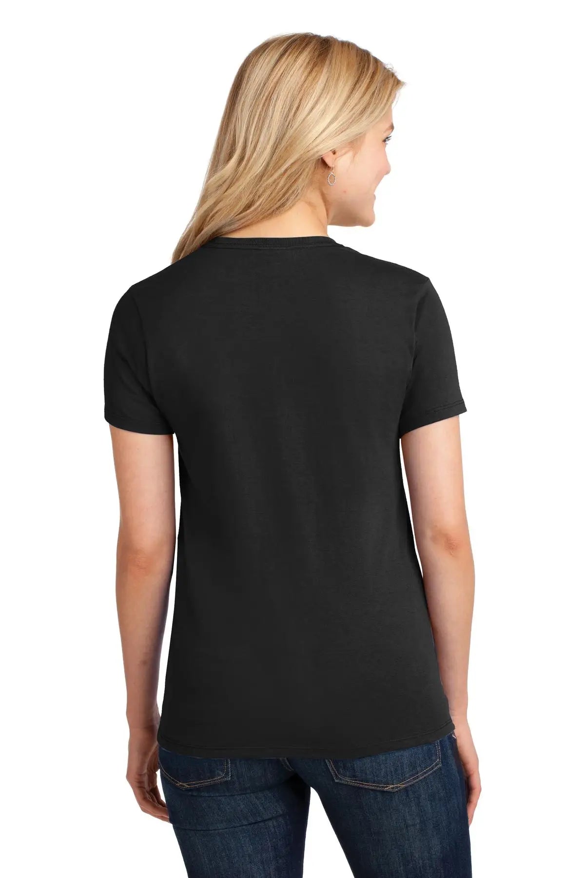 Port & Company Lpc54 co Women’s Core Cotton Tee - Jet Black