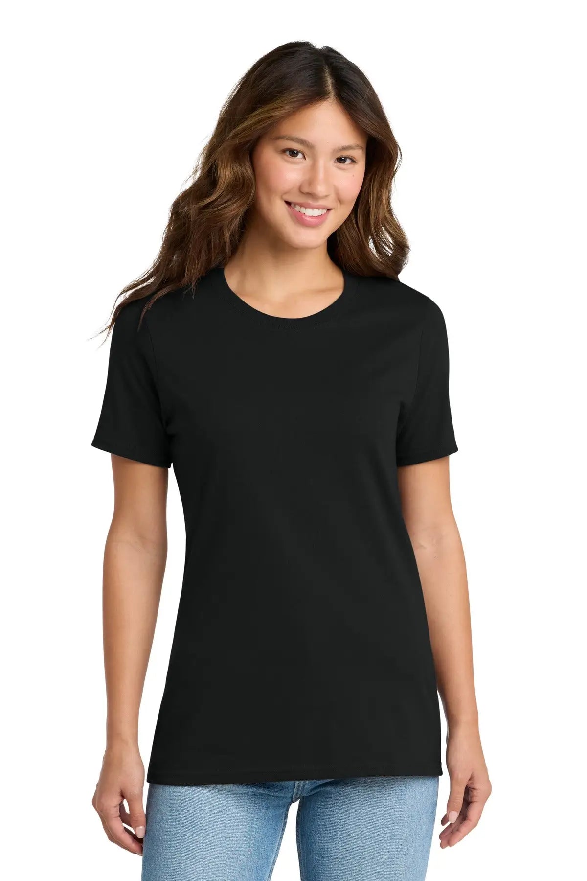 Port & Company Lpc54 co Women’s Core Cotton Tee - Jet Black