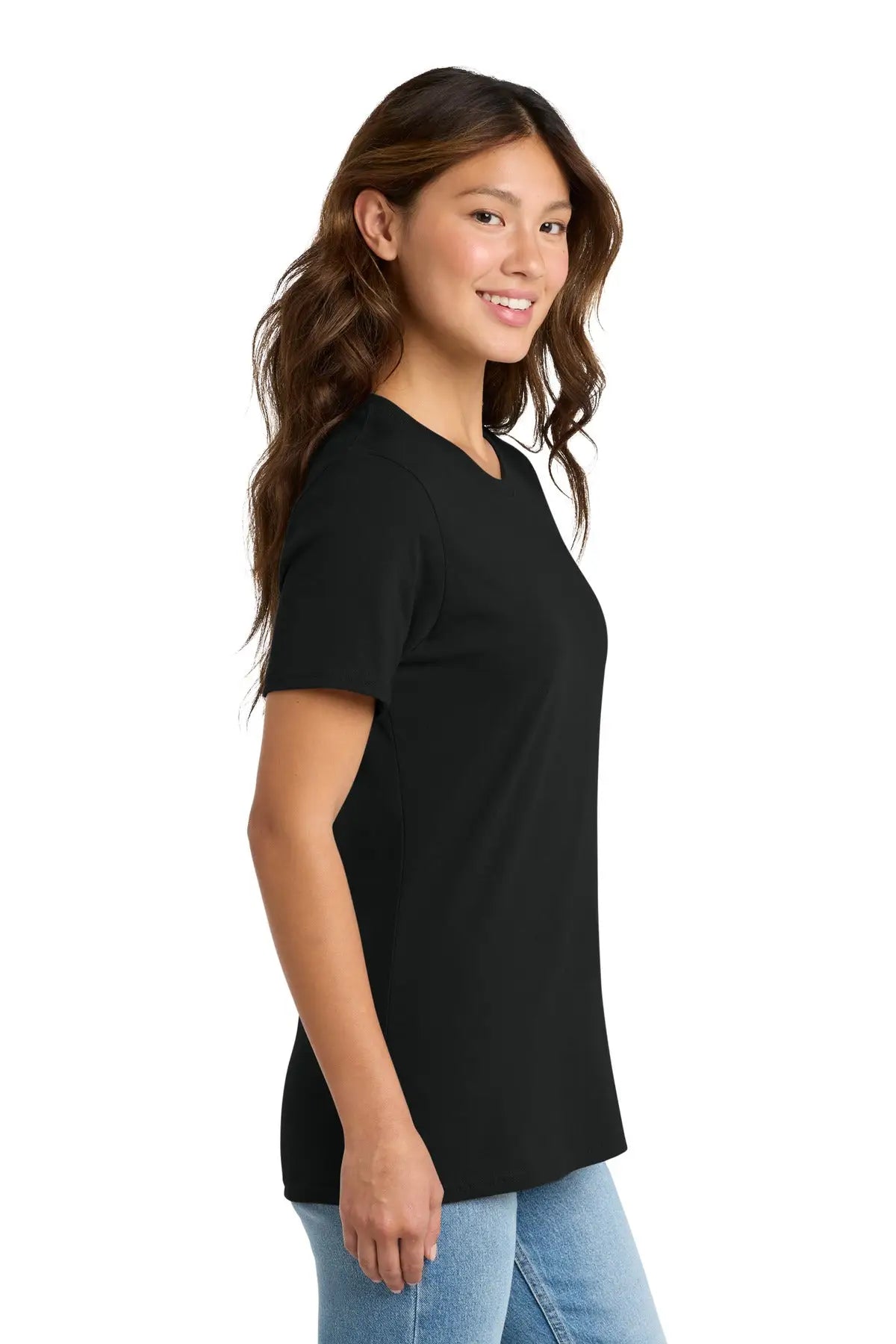 Port & Company Lpc54 co Women’s Core Cotton Tee - Jet Black