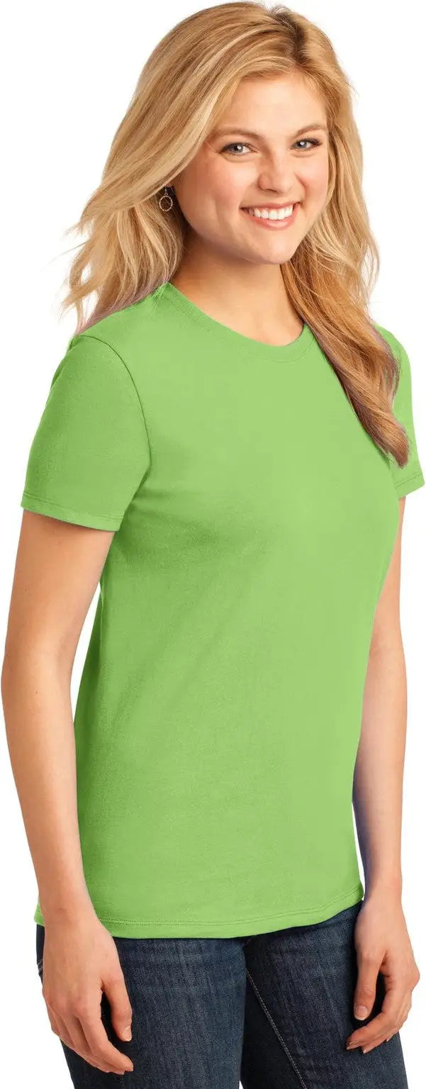 Port & Company Lpc54 co Women’s Core Cotton Tee - Lime