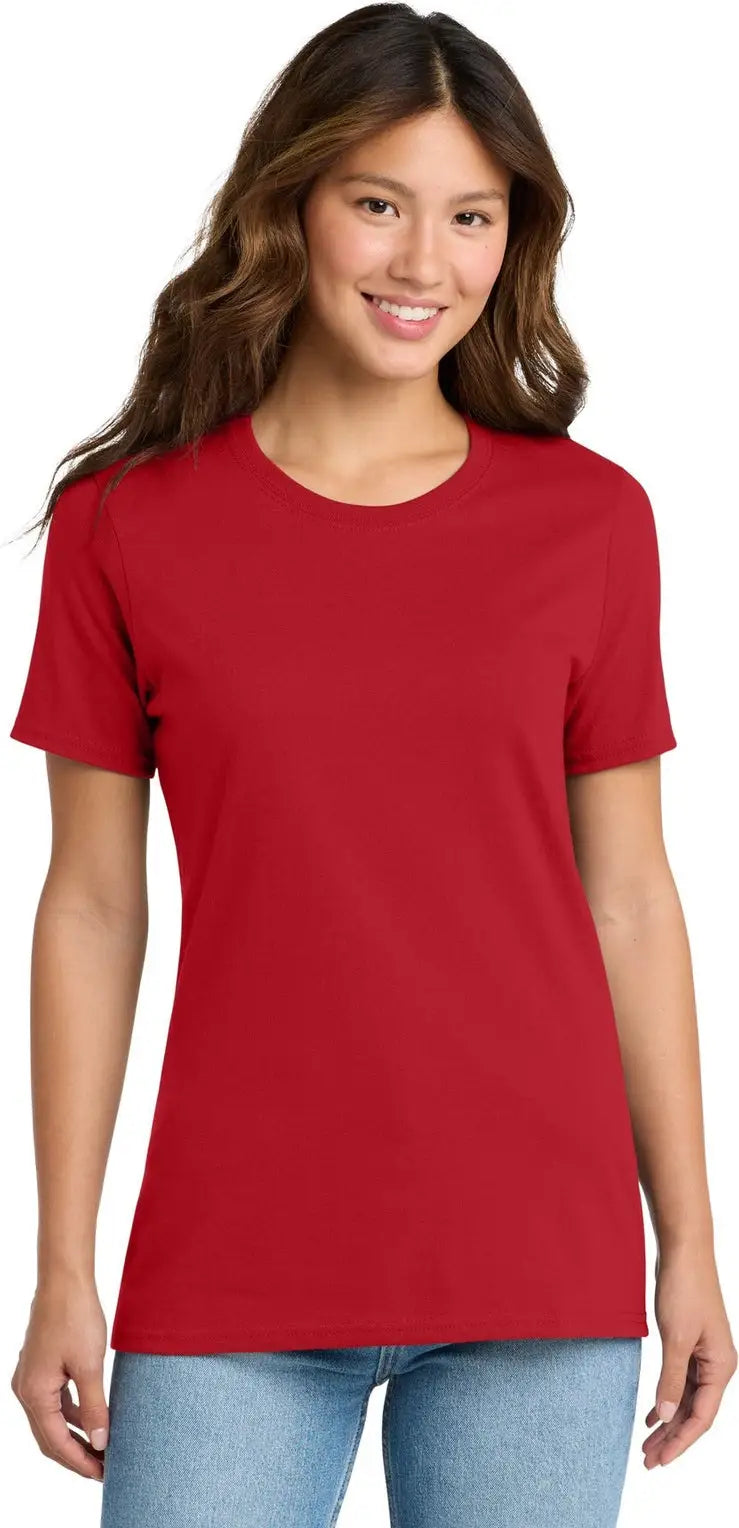 Port & Company Lpc54 co Women’s Core Cotton Tee - Red
