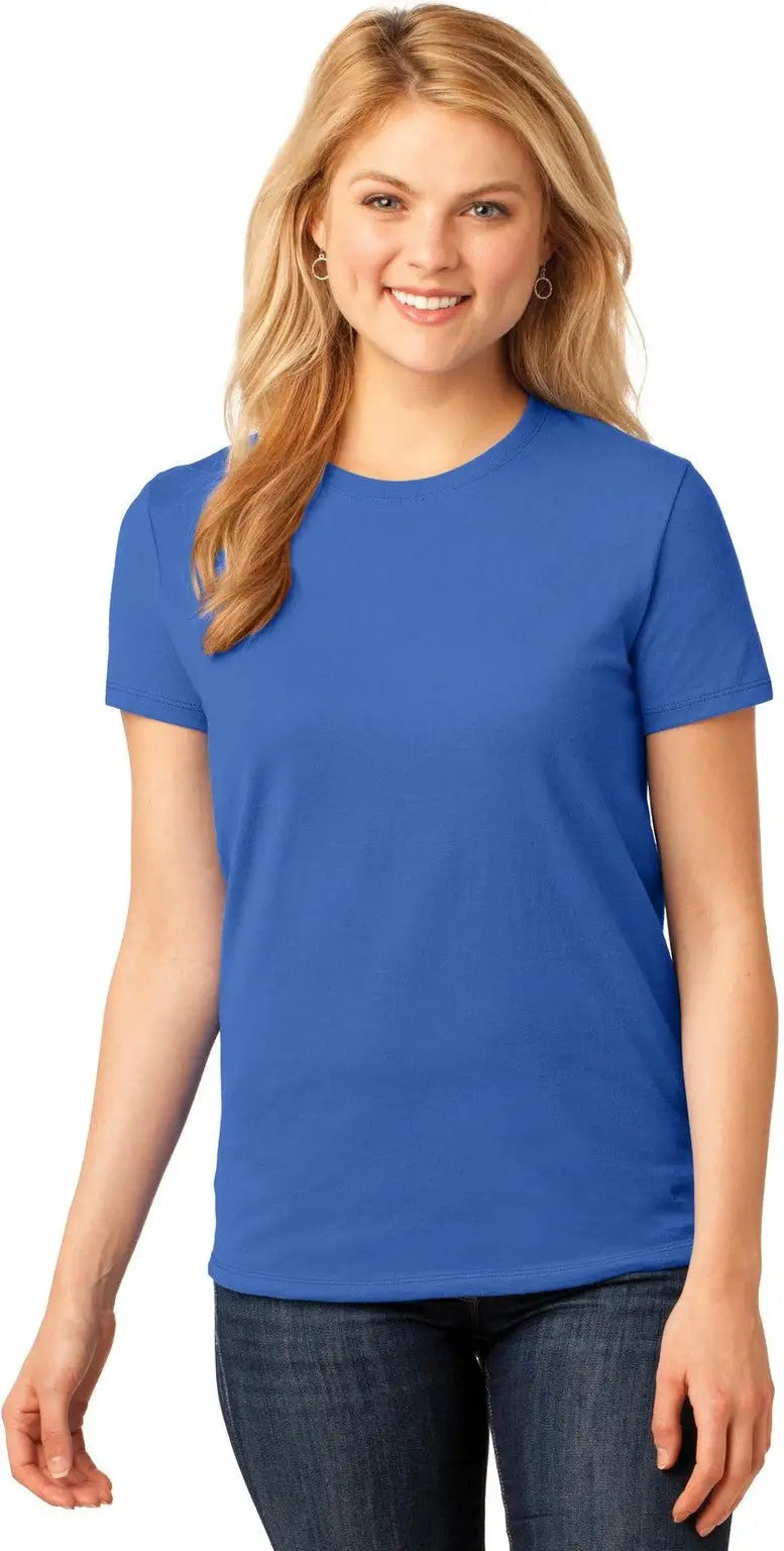 Port & Company Lpc54 co Women’s Core Cotton Tee - Royal - Ladies Xs