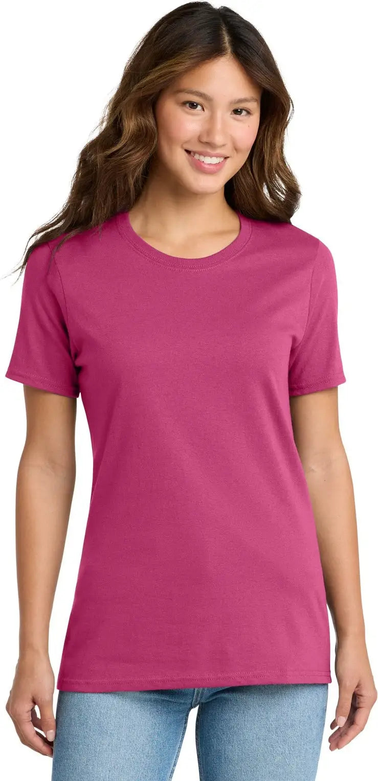 Port & Company Lpc54 co Women’s Core Cotton Tee - Sangria