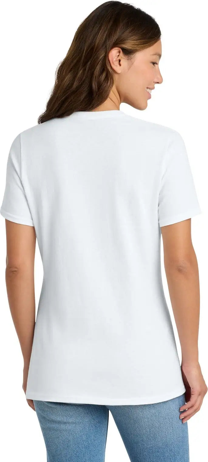 Port & Company Lpc54 co Women’s Core Cotton Tee - White