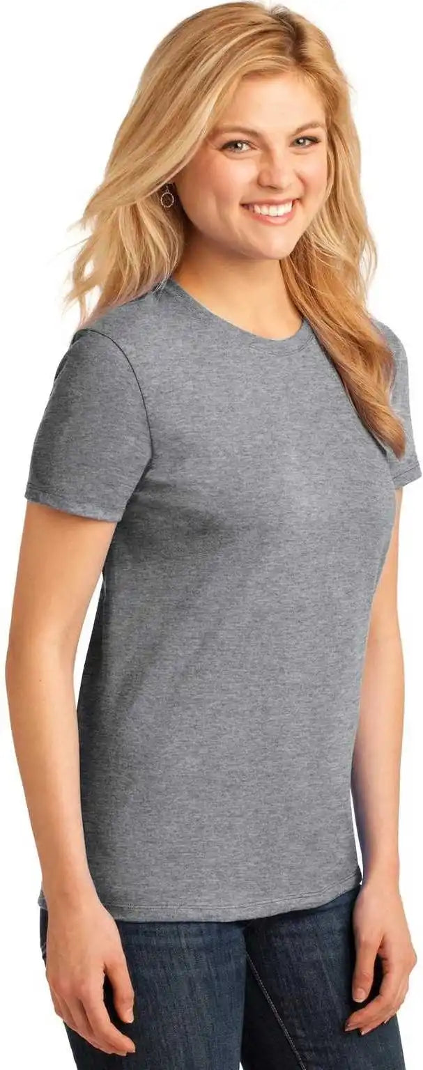 Port &amp; Company Lpc54 Ladies Core Cotton Tee Athletic Heather