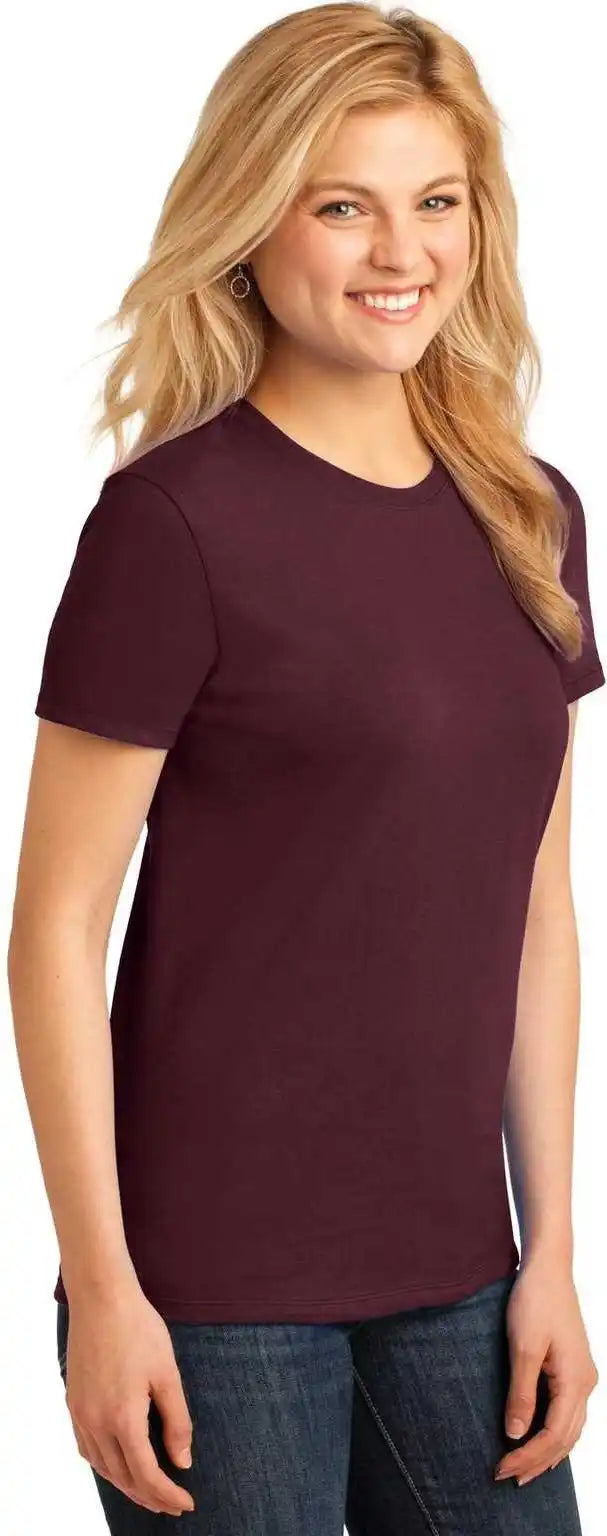 Port & Company Lpc54 Ladies Core Cotton Tee - Athletic Maroon