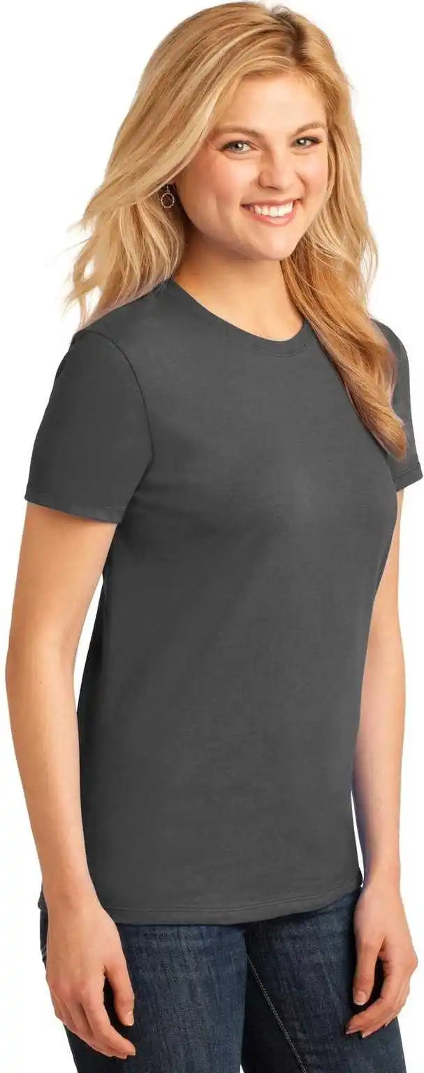 Port & Company Lpc54 Ladies Core Cotton Tee - Charcoal