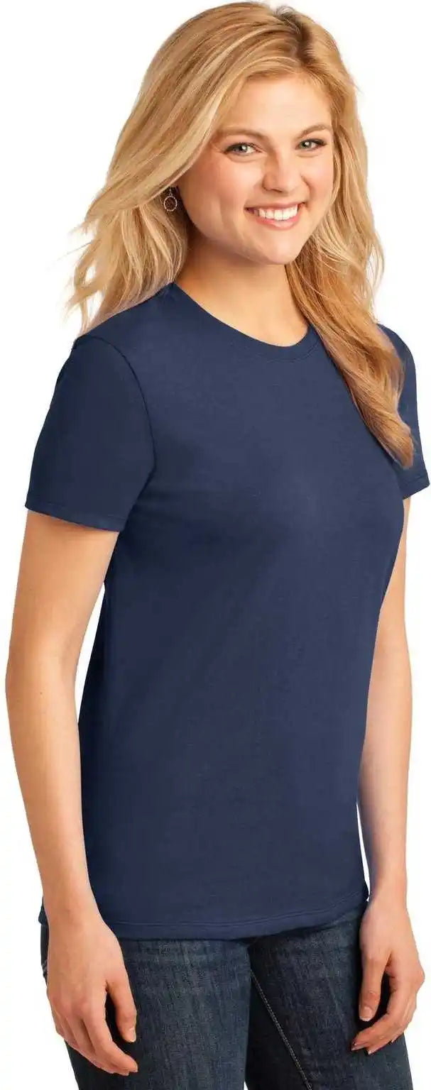 Port & Company Lpc54 Ladies Core Cotton Tee - Navy